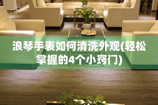 浪琴手表如何清洗外观(轻松掌握的4个小窍门)