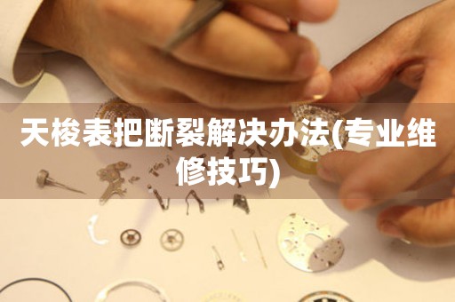 天梭表把断裂解决办法(专业维修技巧)