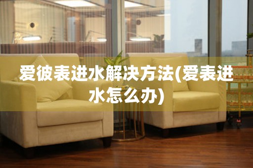 爱彼表进水解决方法(爱表进水怎么办)