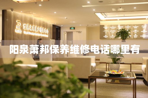 阳泉萧邦保养维修电话哪里有