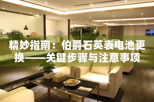 精妙指南：伯爵石英表电池更换——关键步骤与注意事项