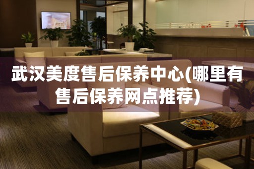 武汉美度售后保养中心(哪里有售后保养网点推荐)