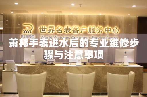 萧邦手表进水后的专业维修步骤与注意事项
