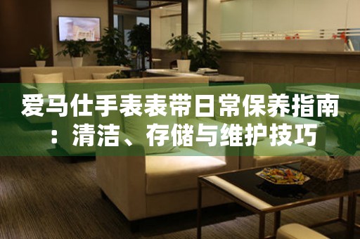 爱马仕手表表带日常保养指南：清洁、存储与维护技巧