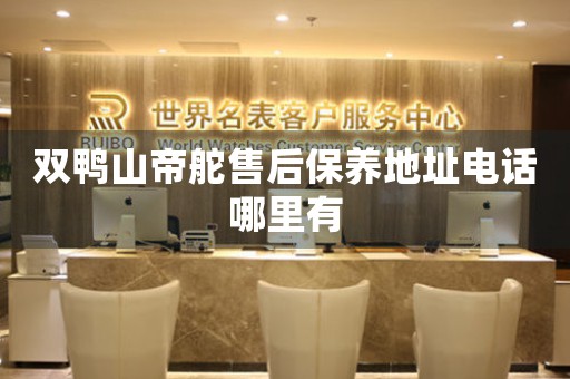 双鸭山帝舵售后保养地址电话哪里有