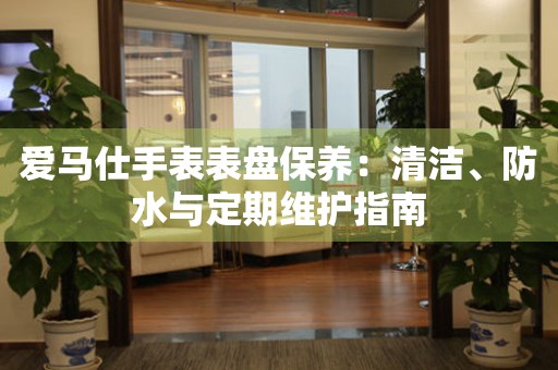 爱马仕手表表盘保养：清洁、防水与定期维护指南