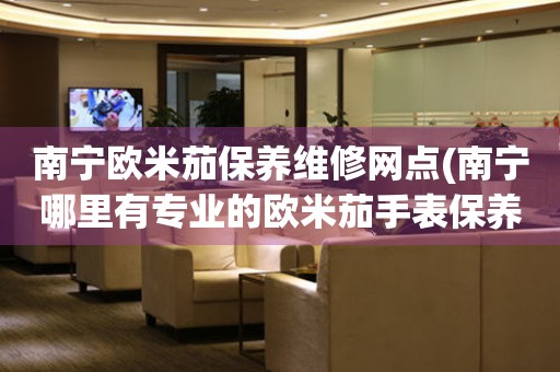 南宁欧米茄保养维修网点(南宁哪里有专业的欧米茄手表保养维修门店)