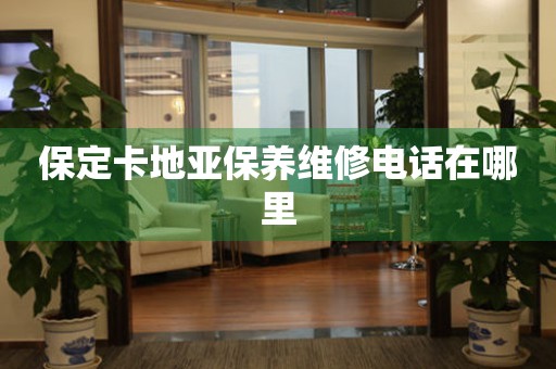 保定卡地亚保养维修电话在哪里
