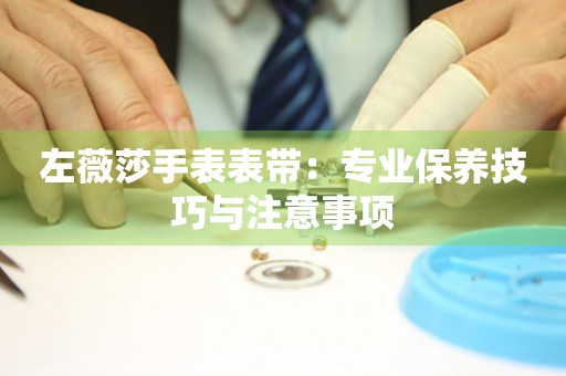 左薇莎手表表带：专业保养技巧与注意事项