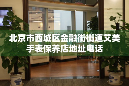 北京市西城区金融街街道艾美手表保养店地址电话