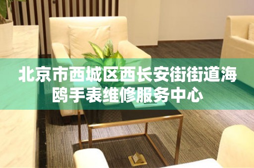 北京市西城区西长安街街道海鸥手表维修服务中心