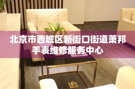 北京市西城区新街口街道萧邦手表维修服务中心（图）