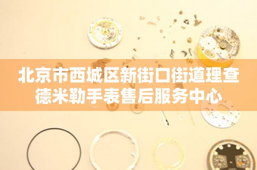 北京市西城区新街口街道理查德米勒手表售后服务中心