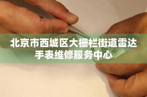 北京市西城区大栅栏街道雷达手表维修服务中心(图) 北京市西城区大栅栏街道雷达手表维修服务中心(图)