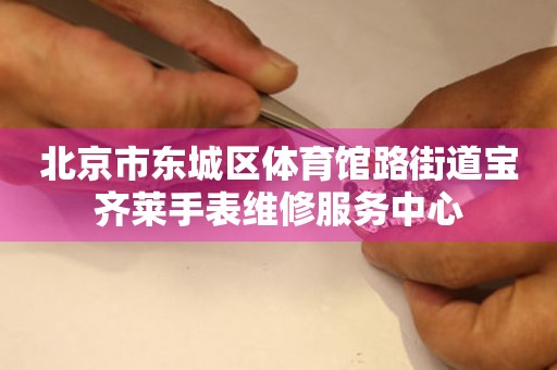 北京市东城区体育馆路街道宝齐莱手表维修服务中心