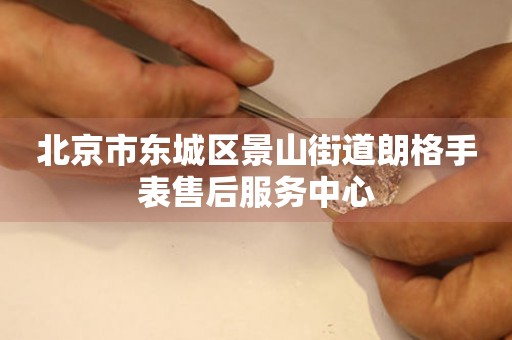 北京市东城区景山街道朗格手表售后服务中心