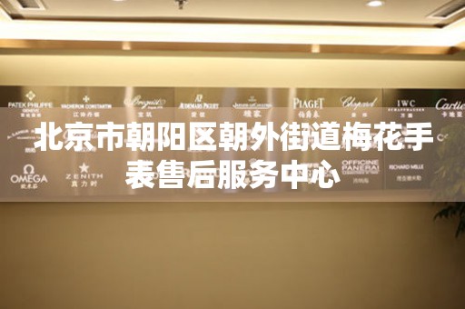 北京市朝阳区朝外街道梅花手表售后服务中心