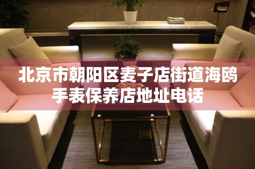 北京市朝阳区麦子店街道海鸥手表保养店地址电话