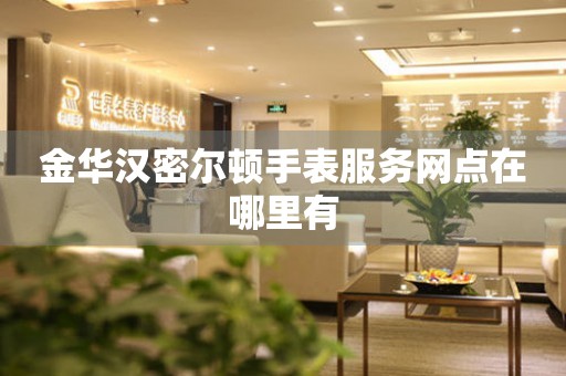 金华汉密尔顿手表服务网点在哪里有