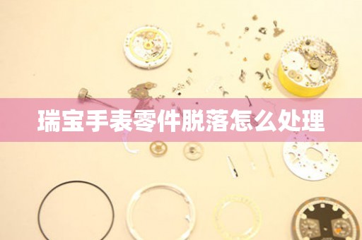  瑞宝手表零件脱落怎么处理 手表维修知识库