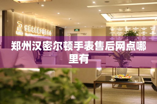 郑州汉密尔顿手表售后网点哪里有