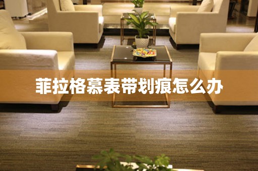  菲拉格慕表带划痕怎么办 手表维修知识库