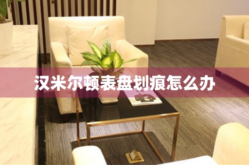  汉米尔顿表盘划痕怎么办 手表维修知识库