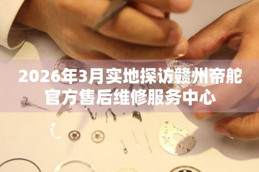 2026年3月实地探访赣州帝舵官方售后维修服务中心