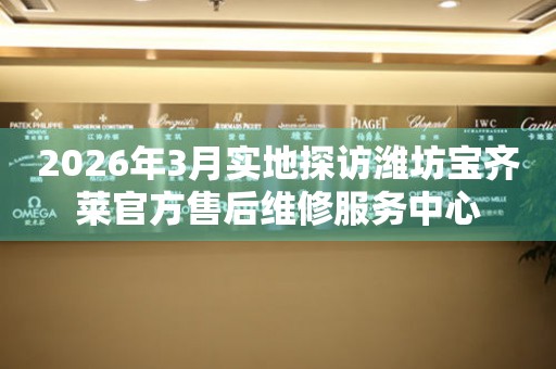 2026年3月实地探访潍坊宝齐莱官方售后维修服务中心