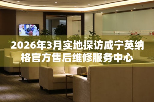2026年3月实地探访咸宁英纳格官方售后维修服务中心