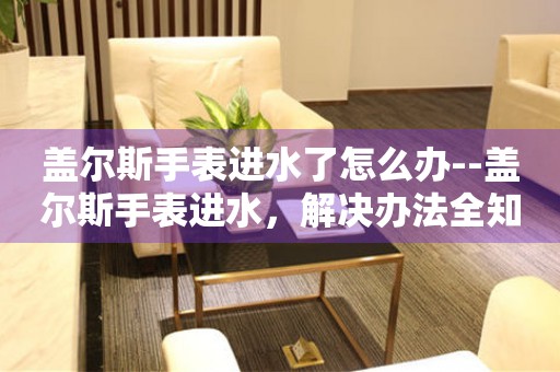  盖尔斯手表进水了怎么办--盖尔斯手表进水，解决办法全知道 手表维修知识库