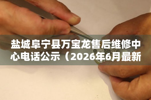 盐城阜宁县万宝龙售后维修中心电话公示（2026年6月最新）