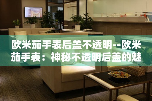  欧米茄手表后盖不透明--欧米茄手表：神秘不透明后盖的魅力 手表维修知识库