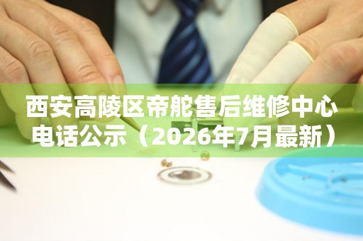 西安高陵区帝舵售后维修中心电话公示（2026年7月最新）