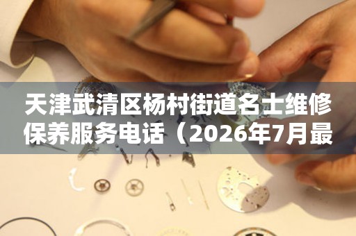 天津武清区杨村街道名士维修保养服务电话（2026年7月最新）