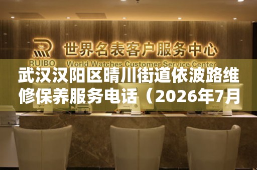  武汉汉阳区晴川街道依波路维修保养服务电话（2026年7月最新） 网点查询