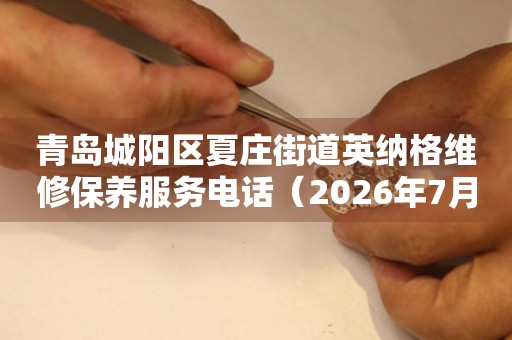 青岛城阳区夏庄街道英纳格维修保养服务电话（2026年7月最新）