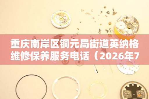 重庆南岸区铜元局街道英纳格维修保养服务电话（2026年7月最新）