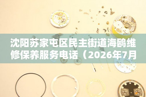 沈阳苏家屯区民主街道海鸥维修保养服务电话（2026年7月最新）