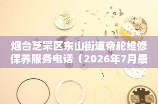 烟台芝罘区东山街道帝舵维修保养服务电话（2026年7月最新）