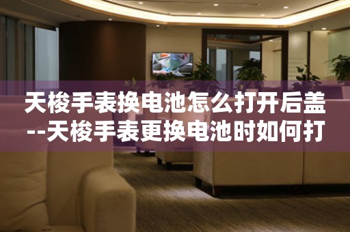  天梭手表换电池怎么打开后盖--天梭手表更换电池时如何打开后盖 手表维修知识库