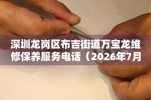 深圳龙岗区布吉街道万宝龙维修保养服务电话（2026年7月最新）