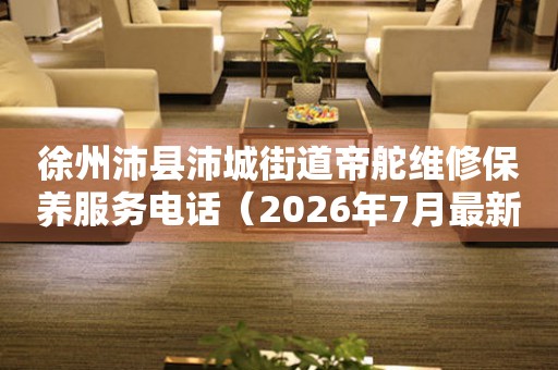 徐州沛县沛城街道帝舵维修保养服务电话（2026年7月最新）