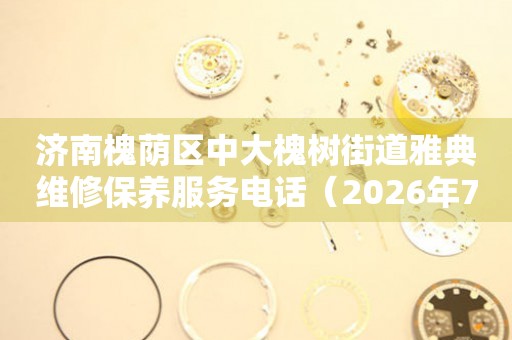  济南槐荫区中大槐树街道雅典维修保养服务电话（2026年7月最新） 网点查询